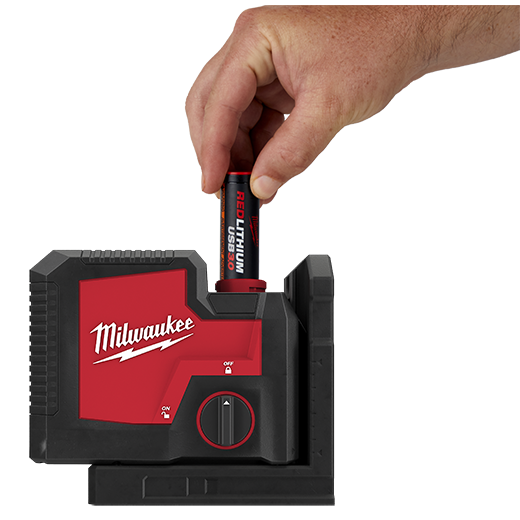 Milwaukee 3510-21 USB Rechargeable Green 3-Point Laser - Edmondson Supply