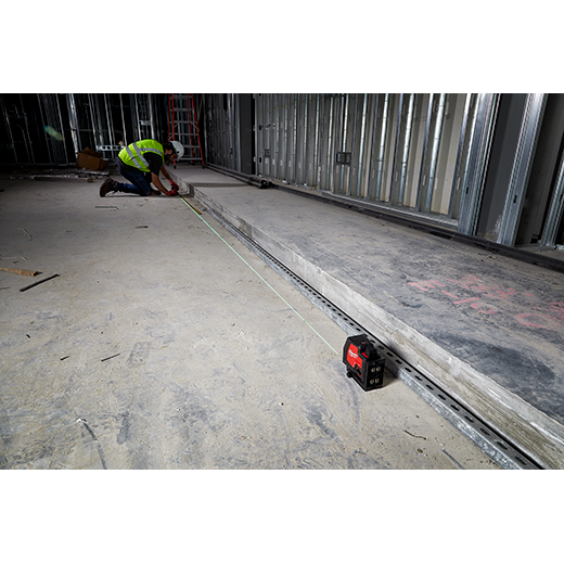 Milwaukee 3521-21 USB Rechargeable Green Cross Line Laser - Edmondson Supply