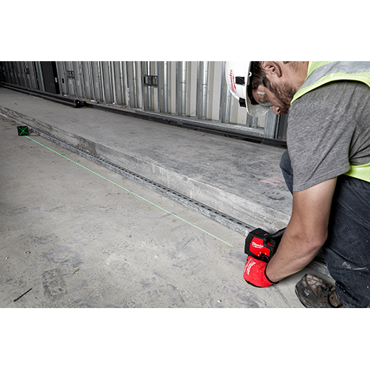 Milwaukee 3521-21 USB Rechargeable Green Cross Line Laser - Edmondson Supply
