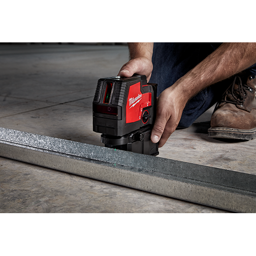 Milwaukee 3522-21 USB Rechargeable Green Cross Line & Plumb Points Laser - Edmondson Supply