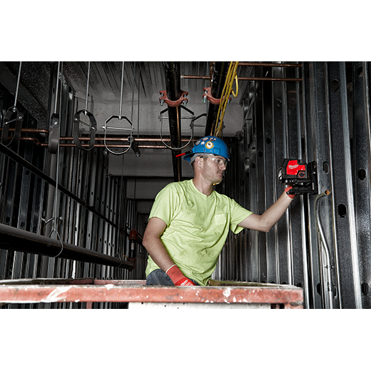 Milwaukee 3522-21 USB Rechargeable Green Cross Line & Plumb Points Laser - Edmondson Supply