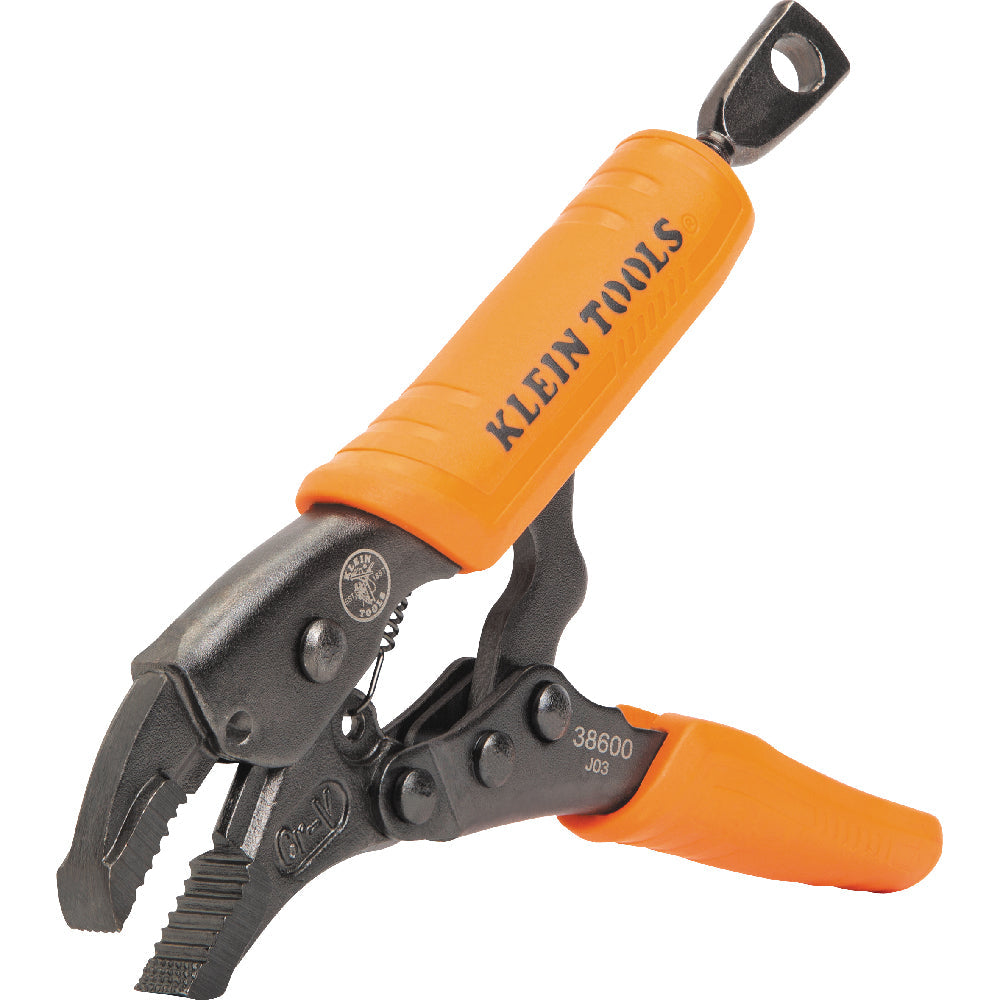 Klein Tools 38600 Curved Jaw Locking Pliers, 5-Inch - Edmondson Supply