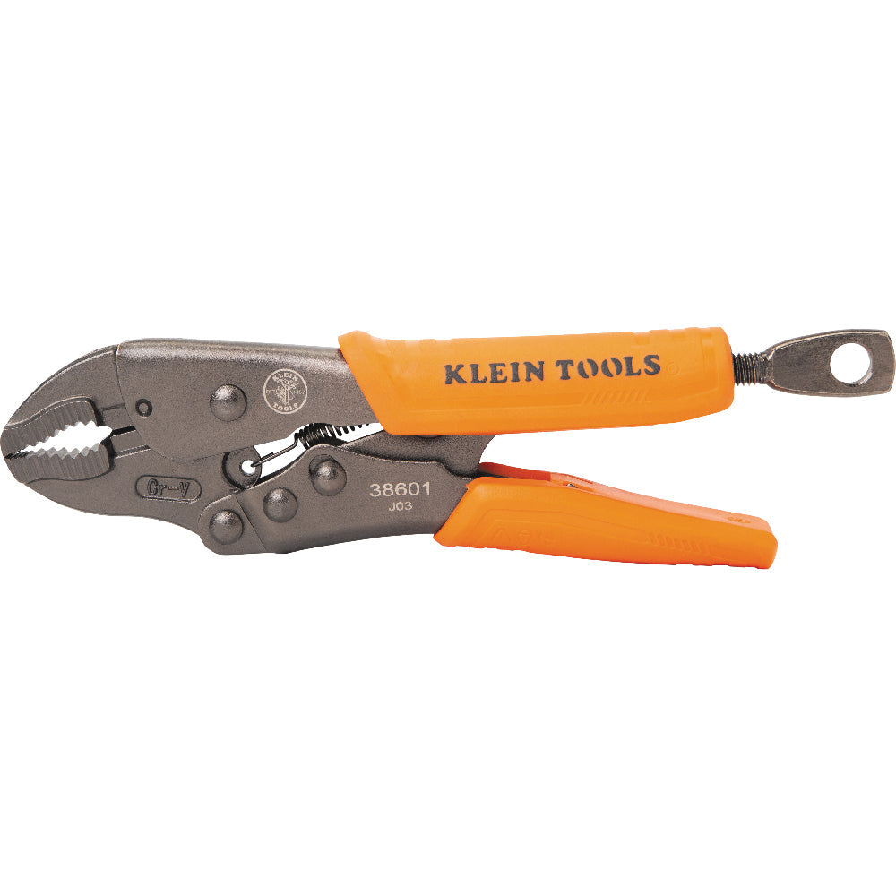Klein Tools 38601 Curved Jaw Locking Pliers, 7-Inch - Edmondson Supply