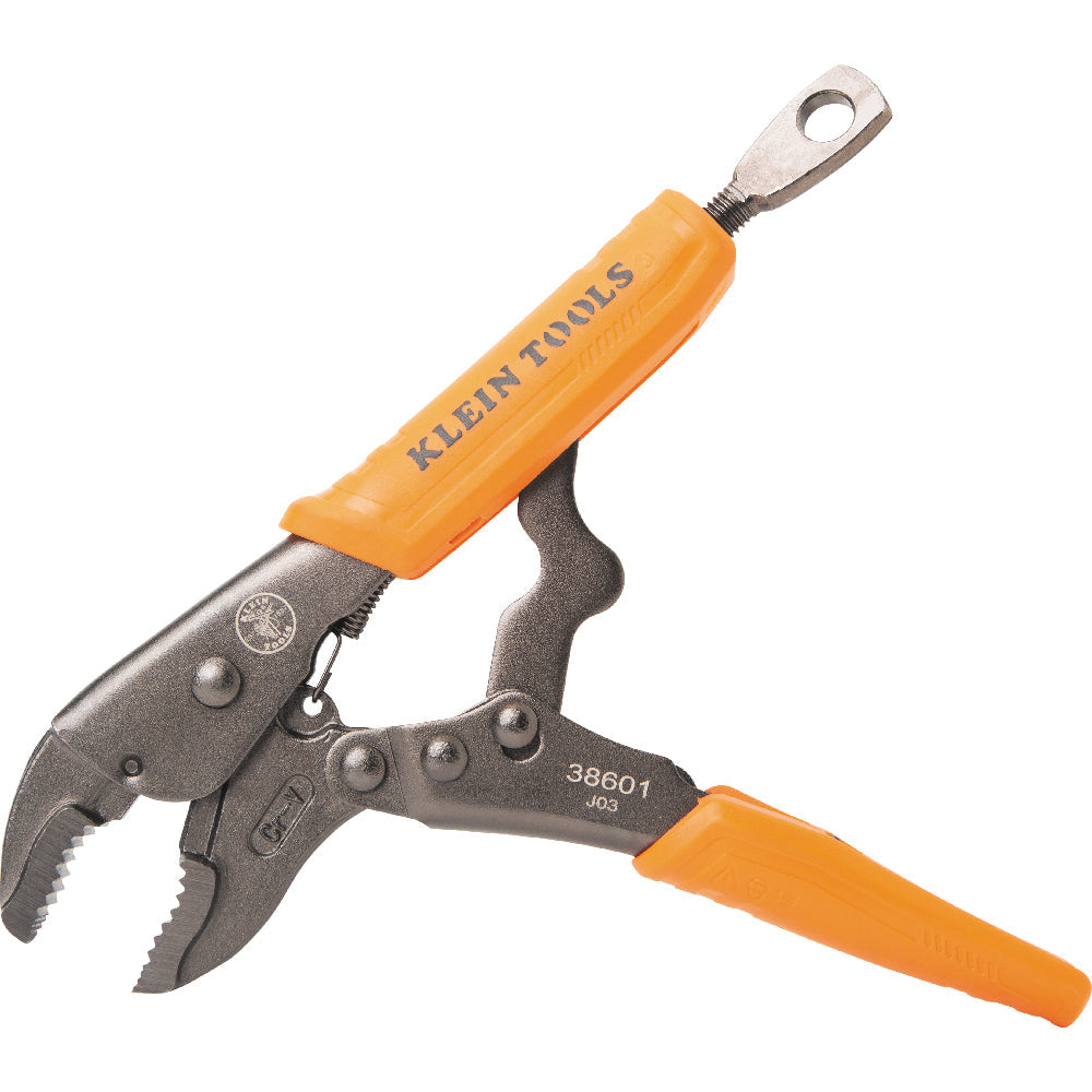 Klein Tools 38601 Curved Jaw Locking Pliers, 7-Inch - Edmondson Supply