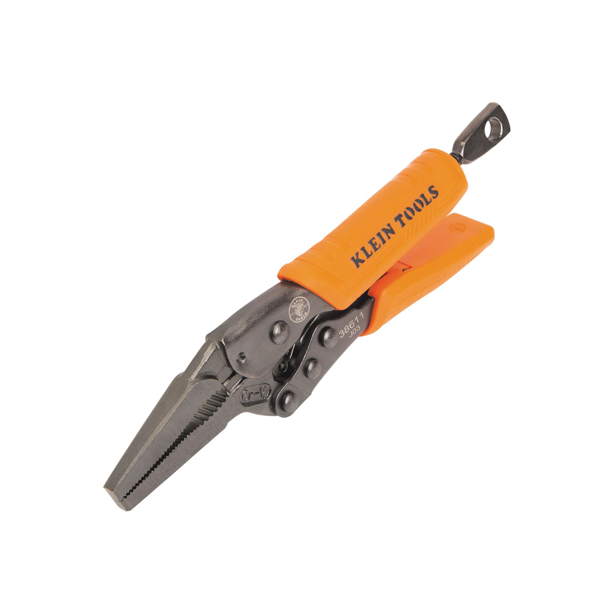 Klein Tools 38611 Long Nose Locking Pliers, 6-Inch - Edmondson Supply