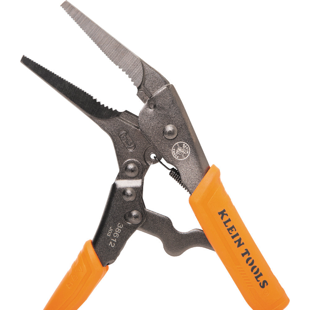 Klein Tools 38661 Long Nose Locking Pliers Set, 6- and 9-Inch, 2-Piece - Edmondson Supply