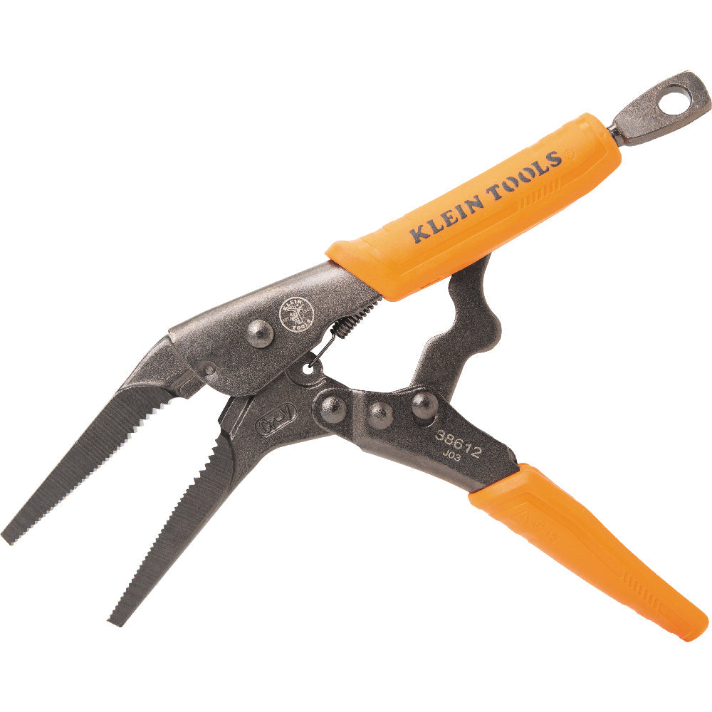 Klein Tools 38661 Long Nose Locking Pliers Set, 6- and 9-Inch, 2-Piece - Edmondson Supply