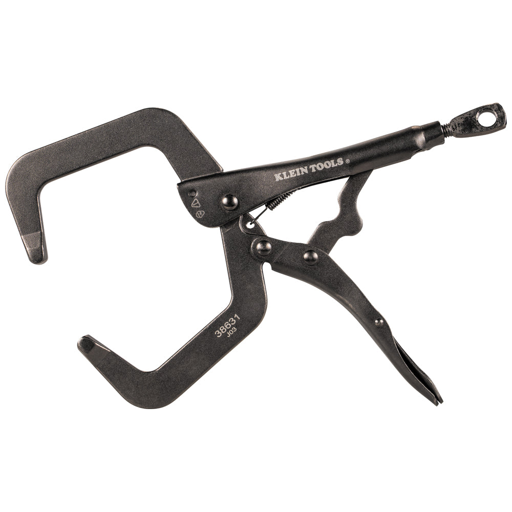 Klein Tools 38631 C-Clamp Locking Pliers With Standard Jaws, 9-Inch - Edmondson Supply