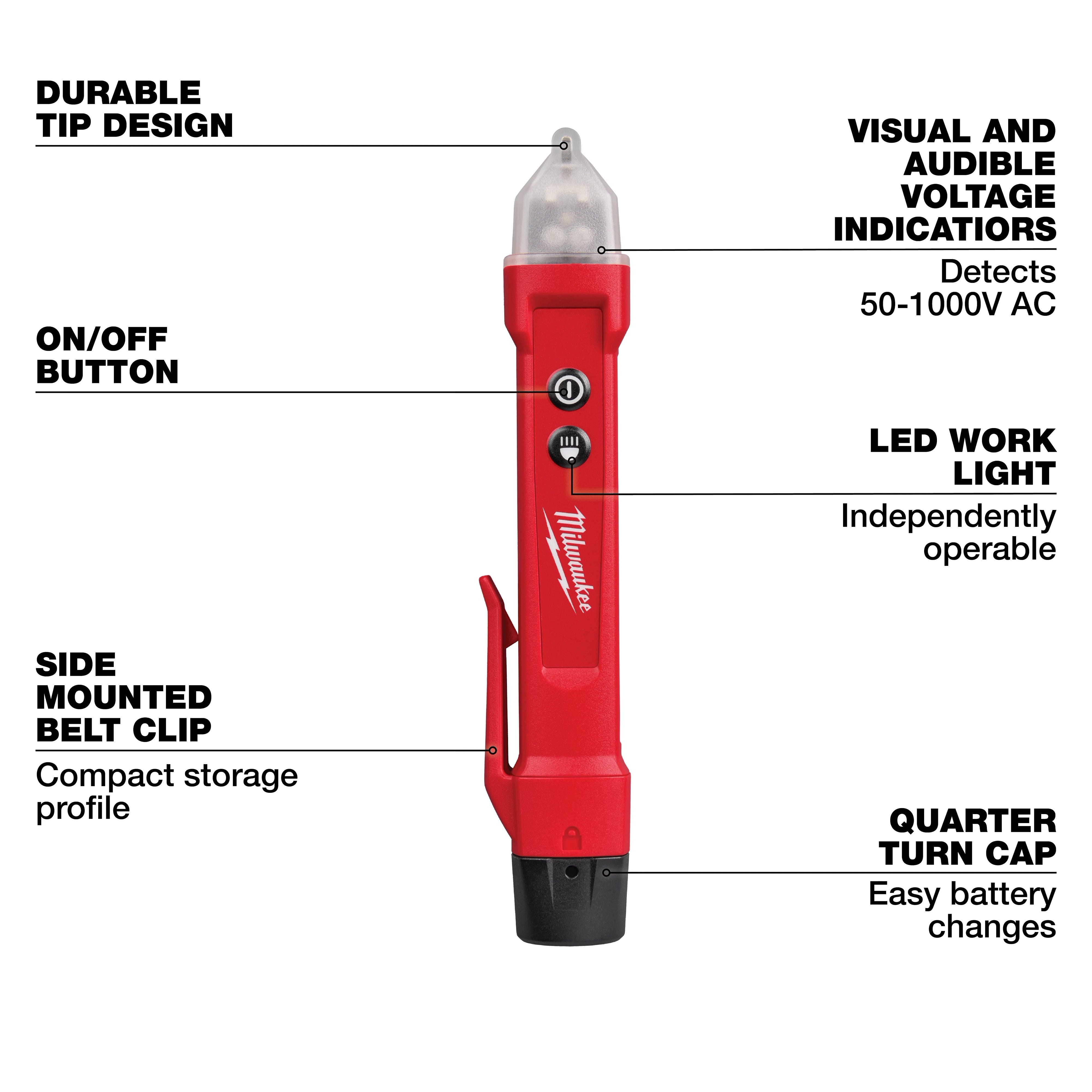 Milwaukee 3211-20 Digital GFCI Receptacle Tester and Voltage Detector w/ LED - Edmondson Supply