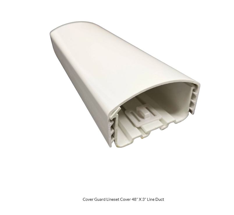 RectorSeal 3CGDUC CG 48" X 3" Line Duct (WHITE) - Edmondson Supply