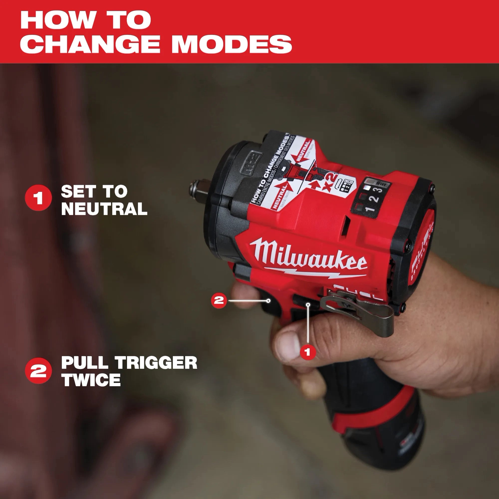 Milwaukee 2562-20 M12 FUEL™ Stubby 3/8" Impact Wrench - Edmondson Supply