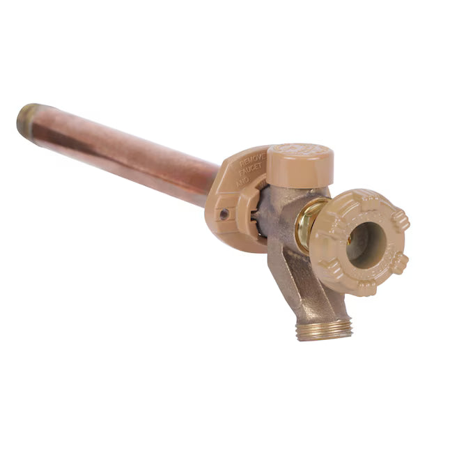 Woodford 17CP-14-MH Model 17 Freezeless Anti-Siphon Wall Faucet, 1/2" MPT x 1/2" Sweat, 14-Inch, Metal Handle - Edmondson Supply