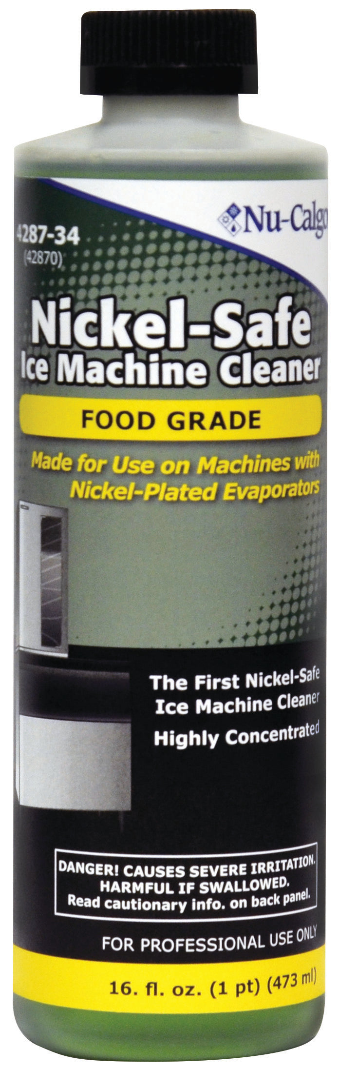 Nu-Calgon 4287-34 Nickel-Safe Ice Machine Cleaner, 16 oz.