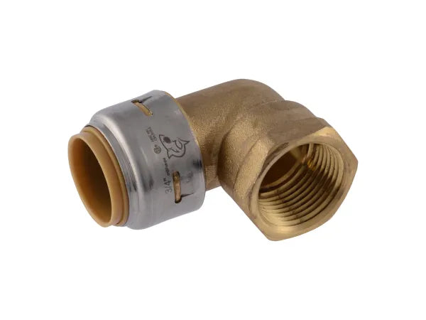 SharkBite Max UR314 3/4" x 3/4" Brass Female Elbow Adapter - Edmondson Supply