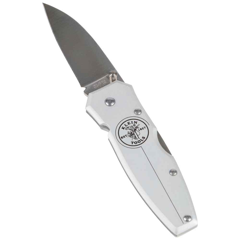 Klein Tools 44001 Stainless Steel Lockback Knife 2-1/2-Inch Drop Point Blade - Edmondson Supply