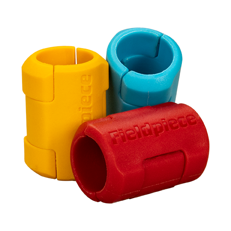 Fieldpiece HR3 1/4″ Open Valves Hose Set – 3 Pack - Edmondson Supply
