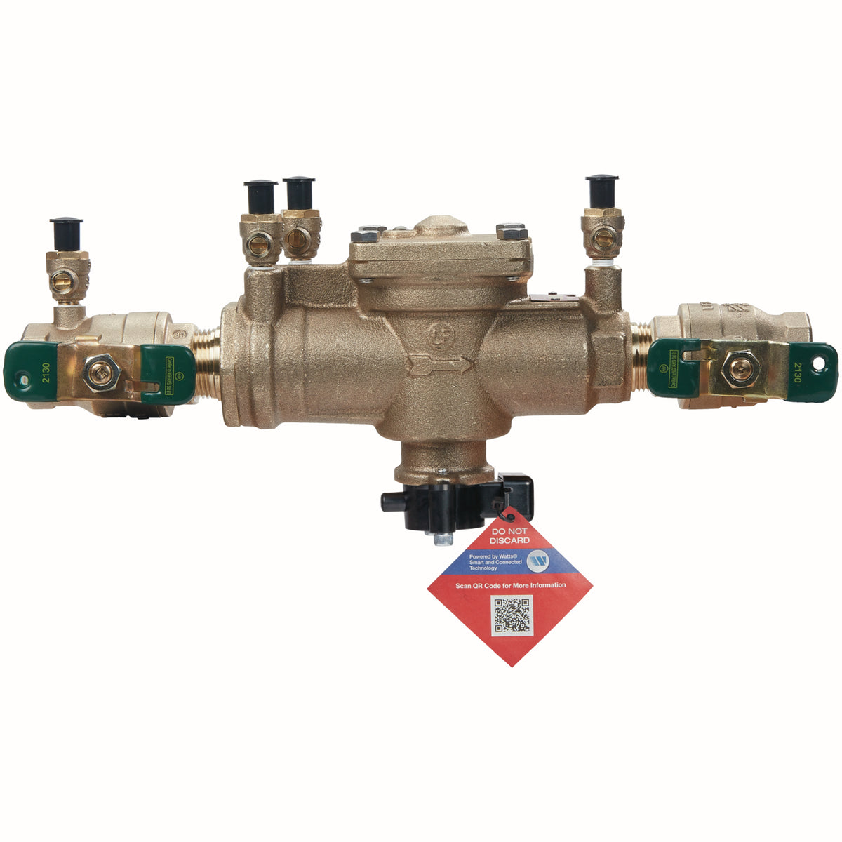 Watts 88004112 LF009M2-QT-FS 1, 1" FPT Reduced Pressure Zone Backflow Preventer Assembly, Lead Free - Edmondson Supply