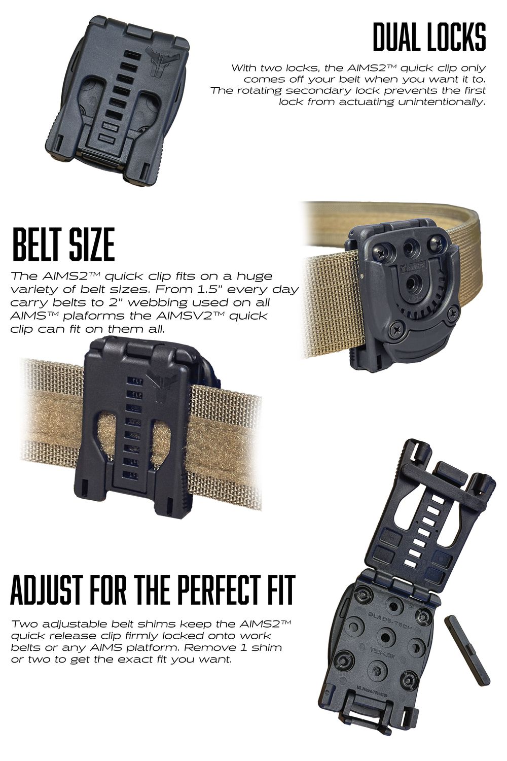 Atlas 46 AIMS™ Large Pro-Flex™ Tape Measure Pouch ROTATE/QUICK RELEASE Coyote/Orange - Edmondson Supply