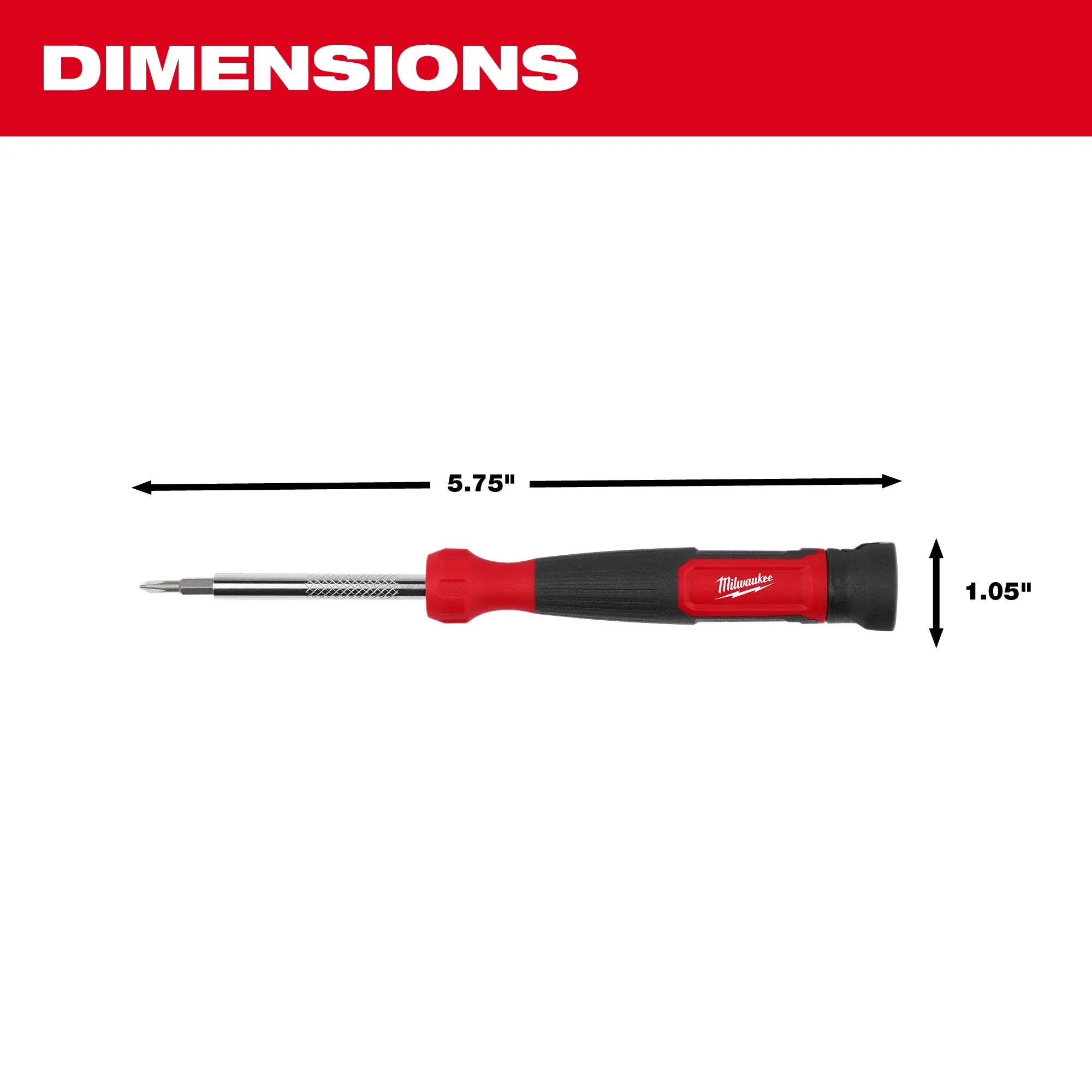 Milwaukee 48-22-2930 4-in-1 Precision Multi-Bit Screwdriver - Edmondson Supply