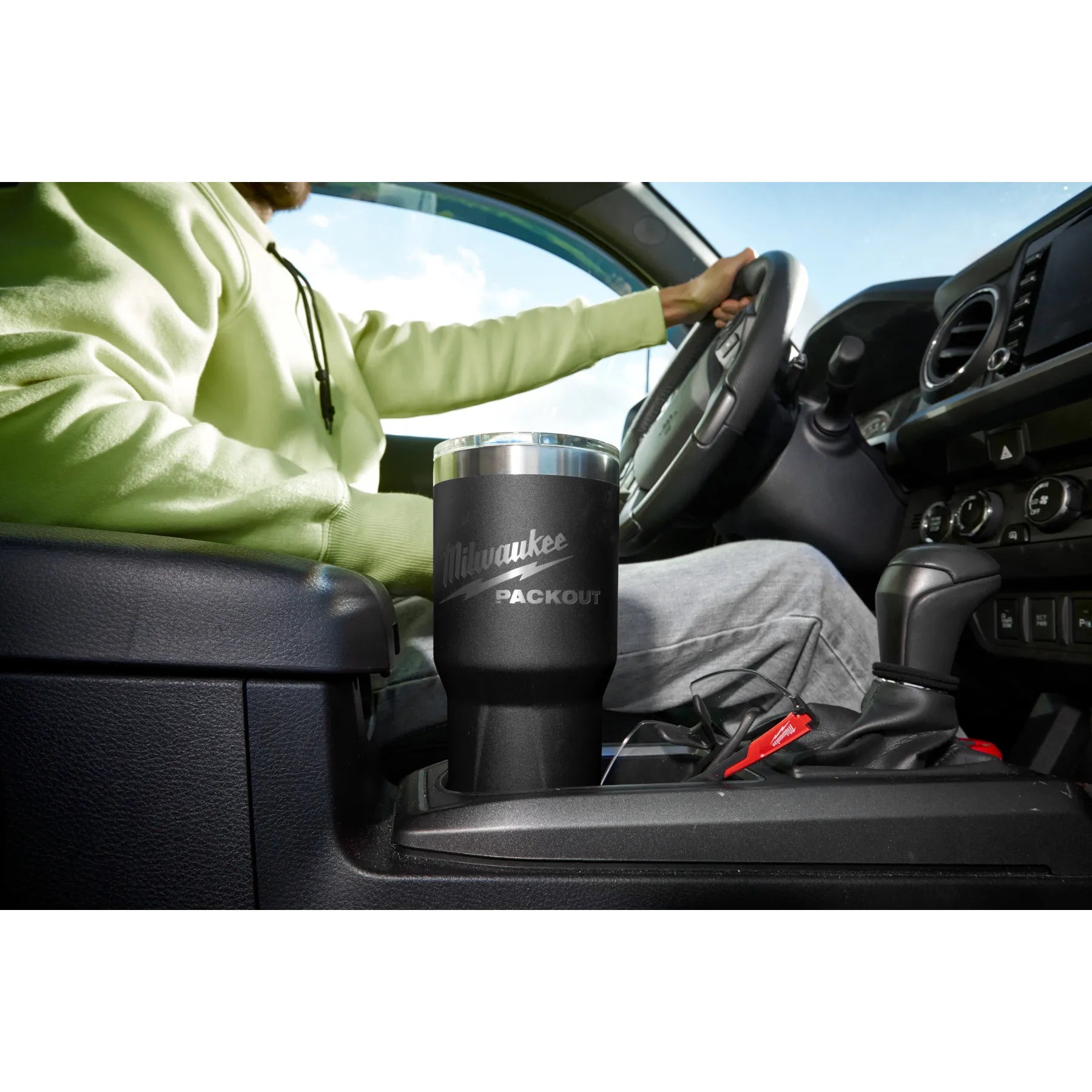Milwaukee 48-22-8393B PACKOUT™ 30oz Tumbler- Black -Edmondson Supply
