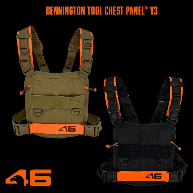 Atlas 46 Bennington Tool Chest Panel™ - V3 Coyote/Orange - Edmondson Supply
