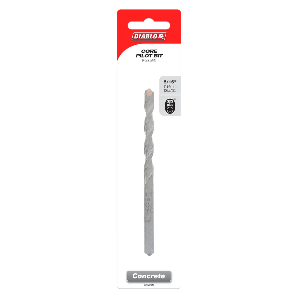 Diablo Tools DMAPLCC1920 5/16 in. Pilot Bit for SDS-Plus Core Bit - Edmondson Supply