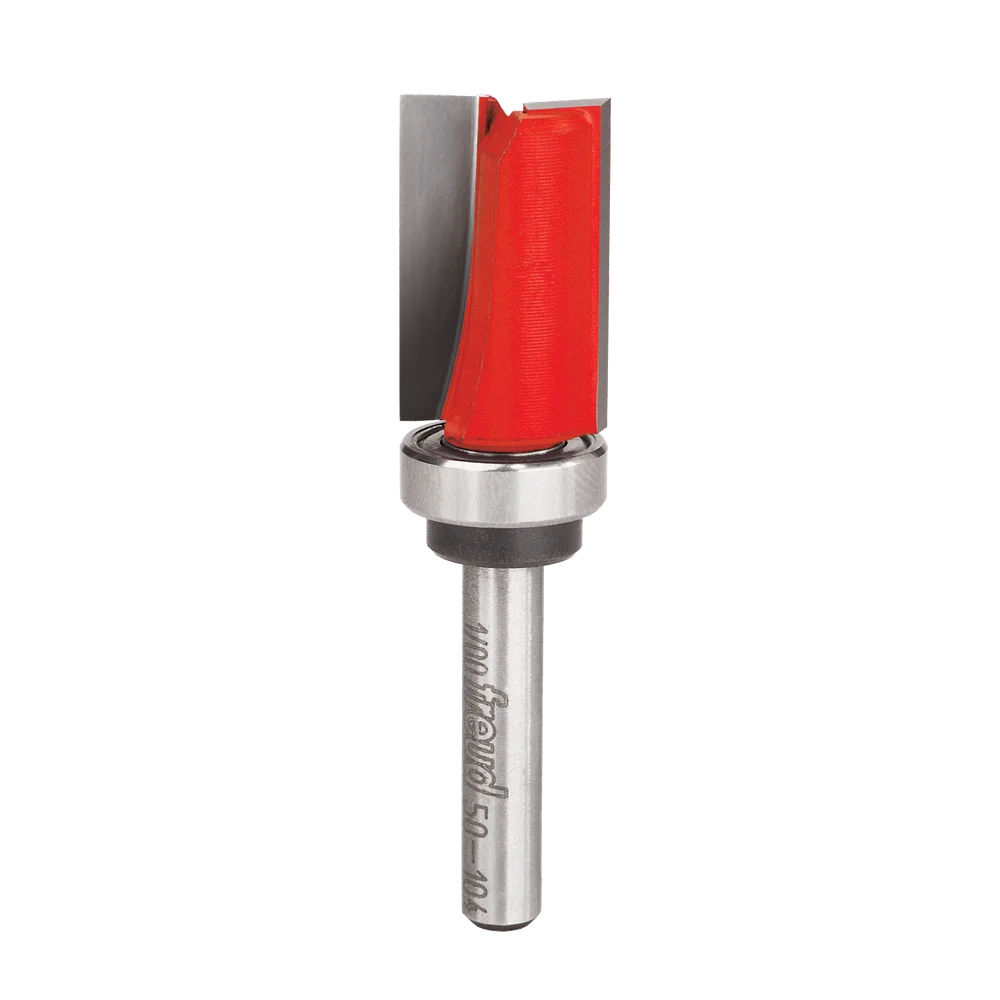 Freud 50-104 5/8" Top Bearing Flush Trim Bit (Carbide Height: 1") - Edmondson Supply
