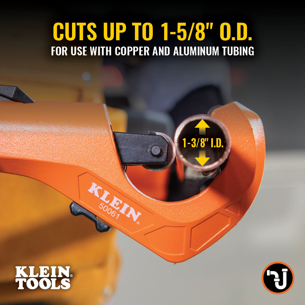Klein Tools 50061 1-5/8-Inch Quick-Adjust Tubing Cutter - Edmondson Supply