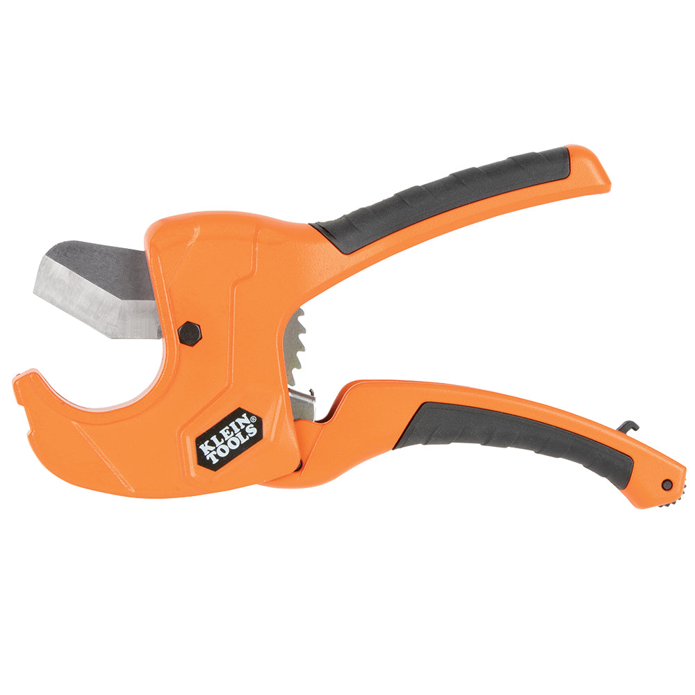 Klein Tools 50063 1-1/4-Inch Ratcheting PVC Pipe Cutter - Edmondson Supply