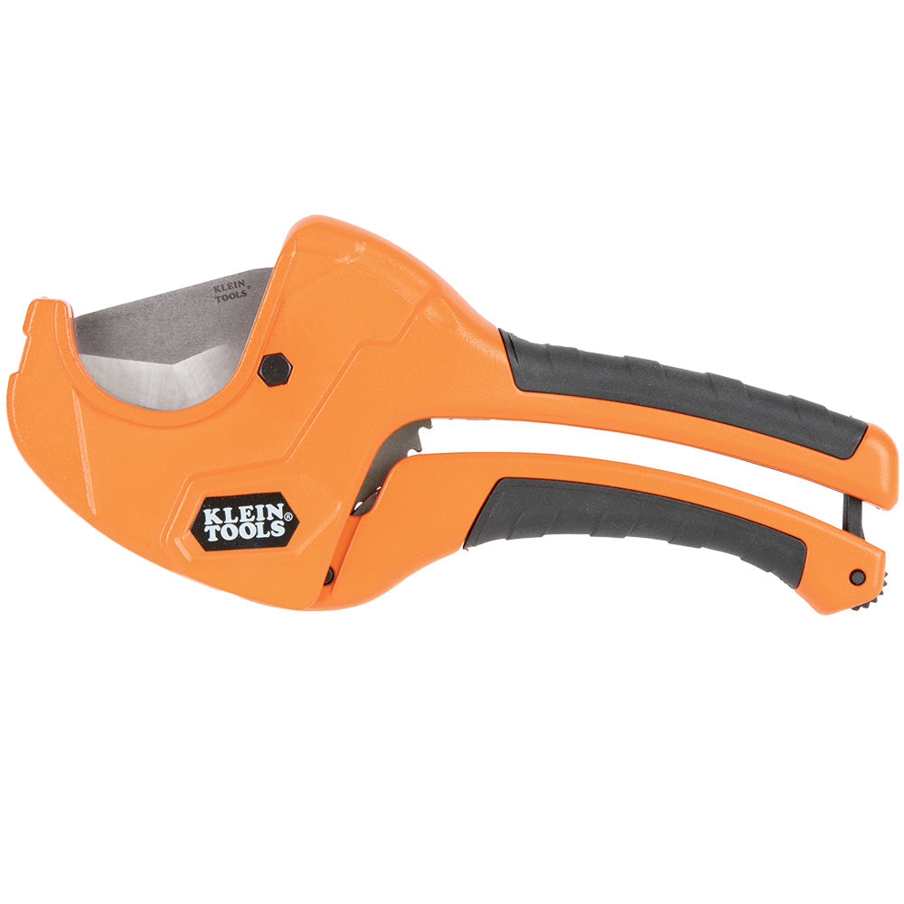Klein Tools 50063 1-1/4-Inch Ratcheting PVC Pipe Cutter - Edmondson Supply