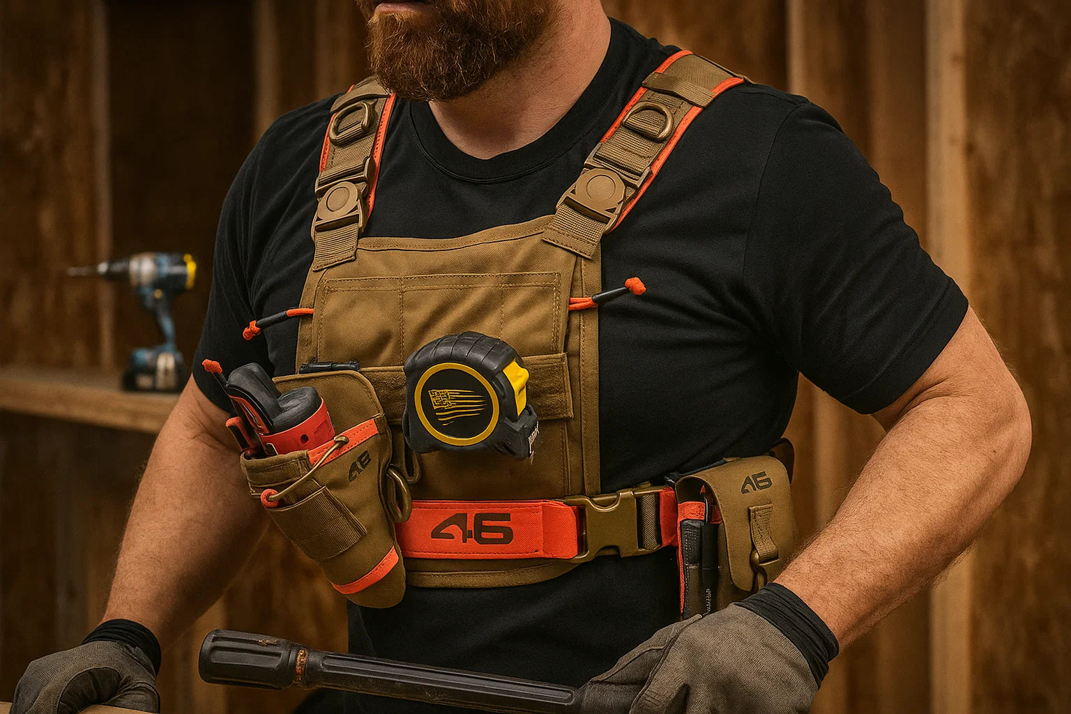 Atlas 46 Bennington Tool Chest Panel™ - V3 Coyote/Orange - Edmondson Supply