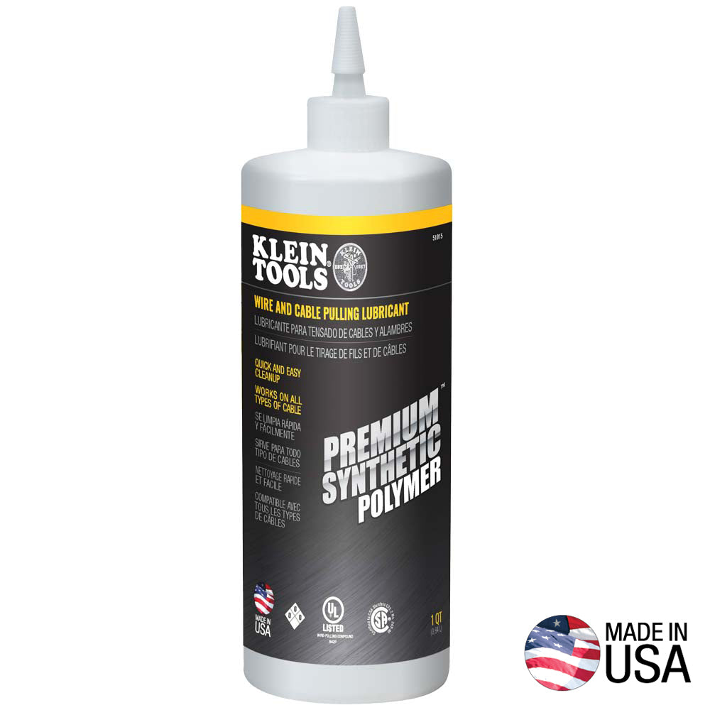 Klein Tools 51015 Premium Synthetic Polymer 1 Quart Bottle - Edmondson Supply