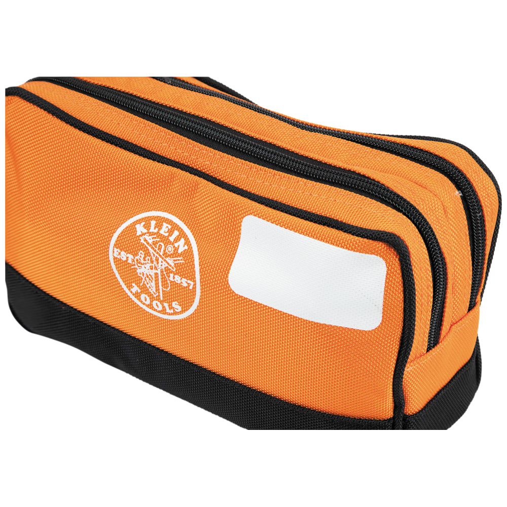 Klein Tools 55582 Double Zipper Bag, 10 x 6-Inch - Edmondson Supply