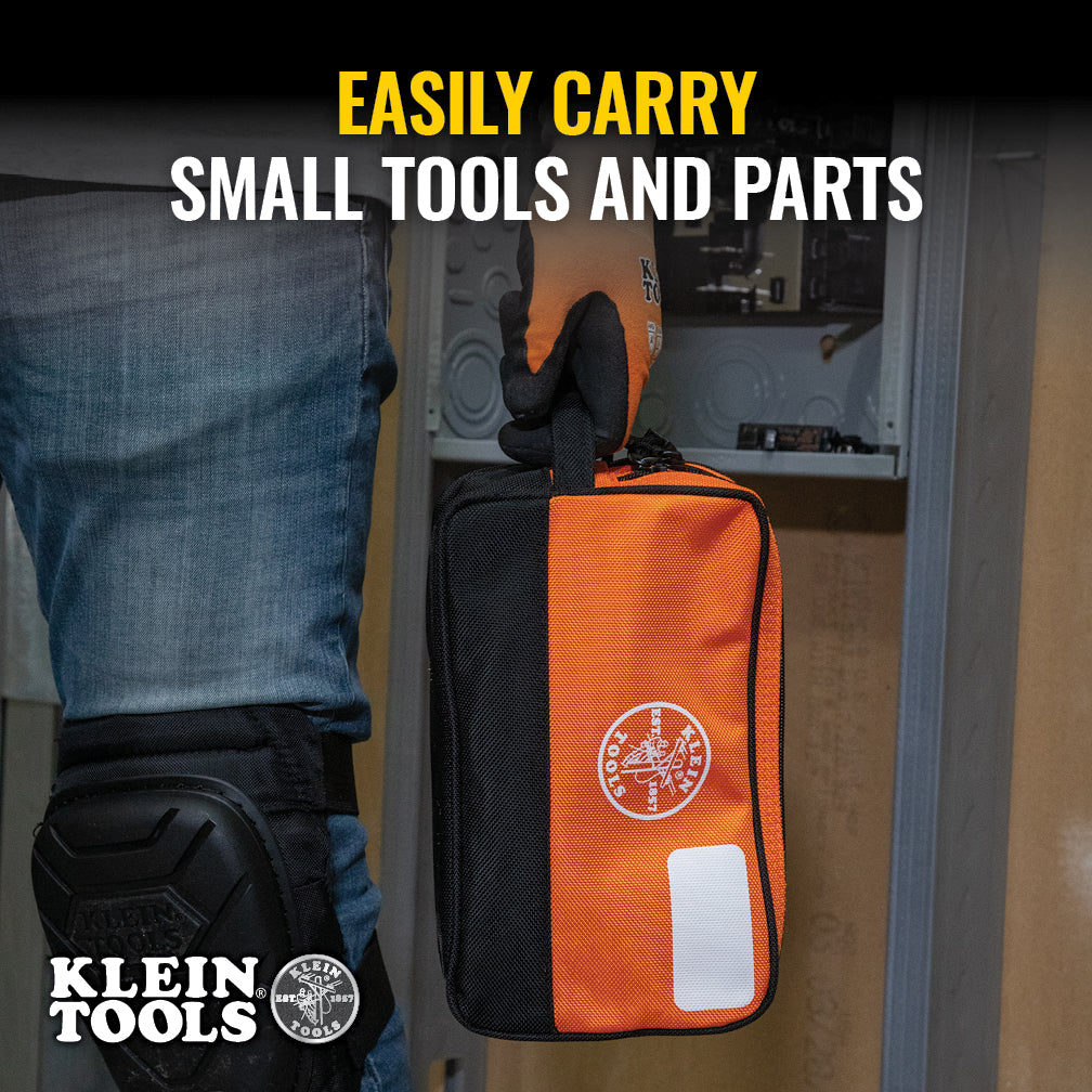 Klein Tools 55582 Double Zipper Bag, 10 x 6-Inch - Edmondson Supply