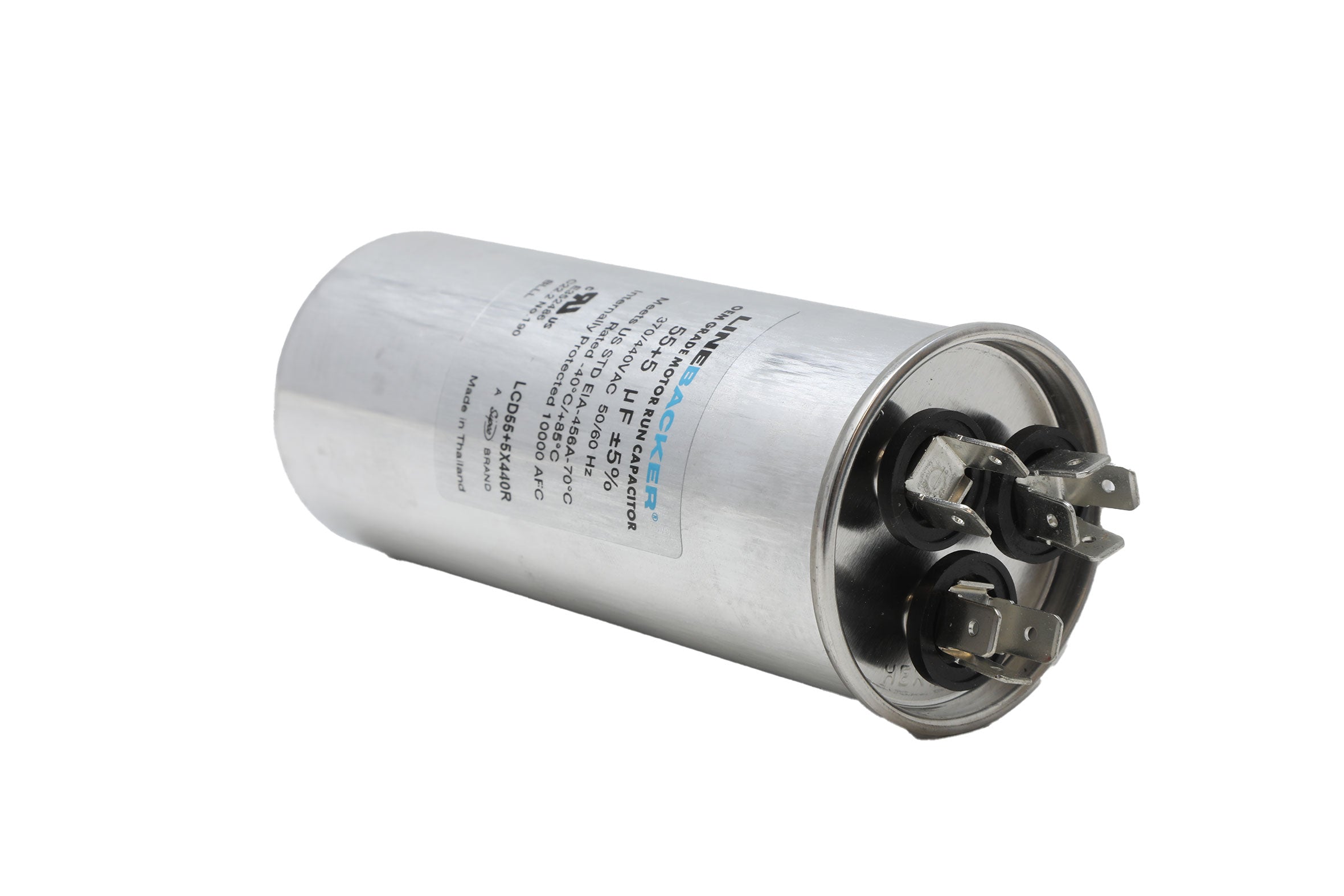 Supco Linebacker LCD55+5X440R Round Dual Run Capacitor - Edmondson Supply