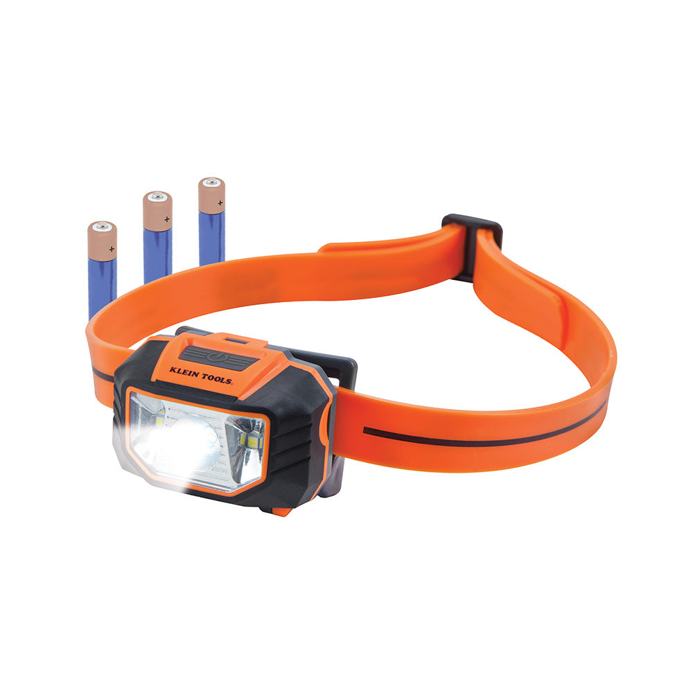 Klein Tools 56220 LED Headlamp with Silicone Hard Hat Strap - Edmondson Supply