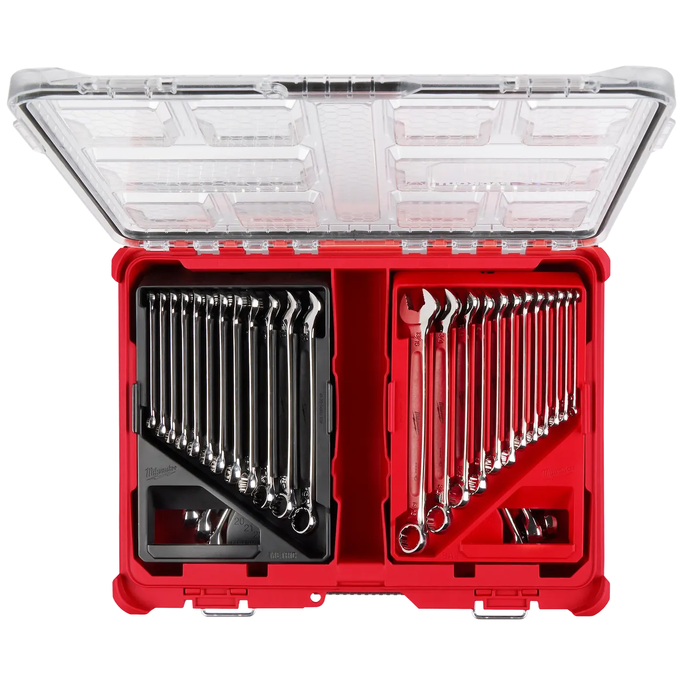 Milwaukee 48-22-9485 30pc Metric & SAE Combination Wrench Set with PACKOUT™ Organizer - Edmondson Supply