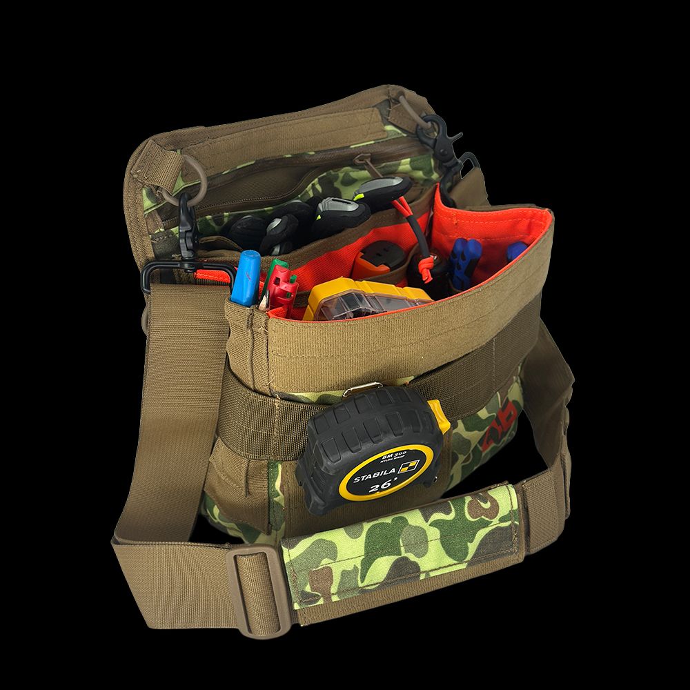 Atlas 46 Limited Edition Frog Skin Camo Benjamin Electrician/Technician Bag - V2 - Edmondson Supply
