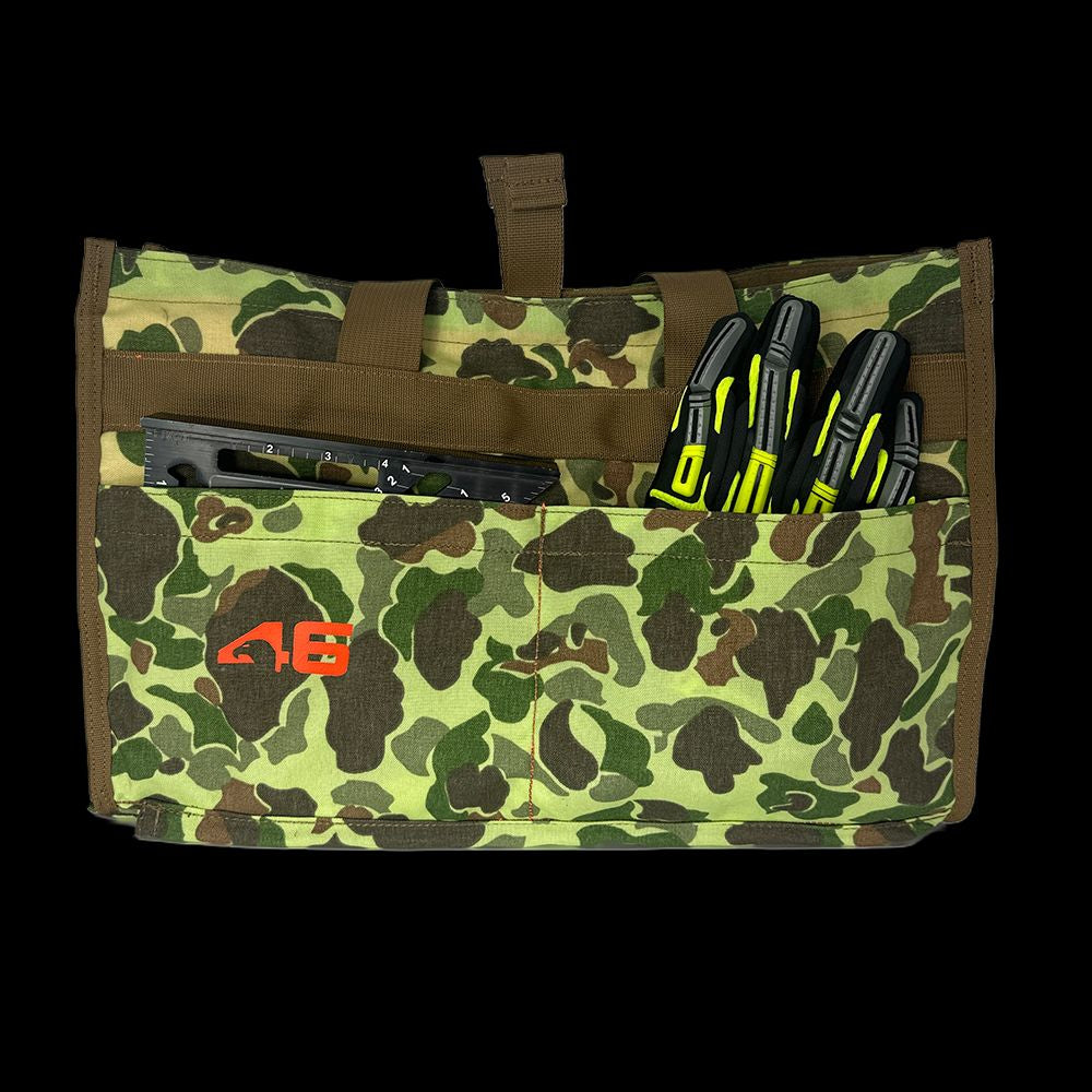 Atlas 46 Limited Edition Frog Skin Camo Quick Tool Bag with Removable Kneeling Pad V2 - Edmondson Supply