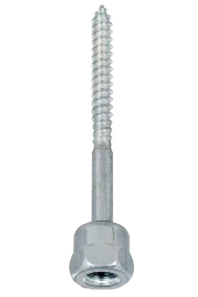 Sioux Chief 590-4411 Sammy® 1/4" x 2" Vertical Threaded Rod Anchor for Wood, 25 Count Box - Edmondson Supply