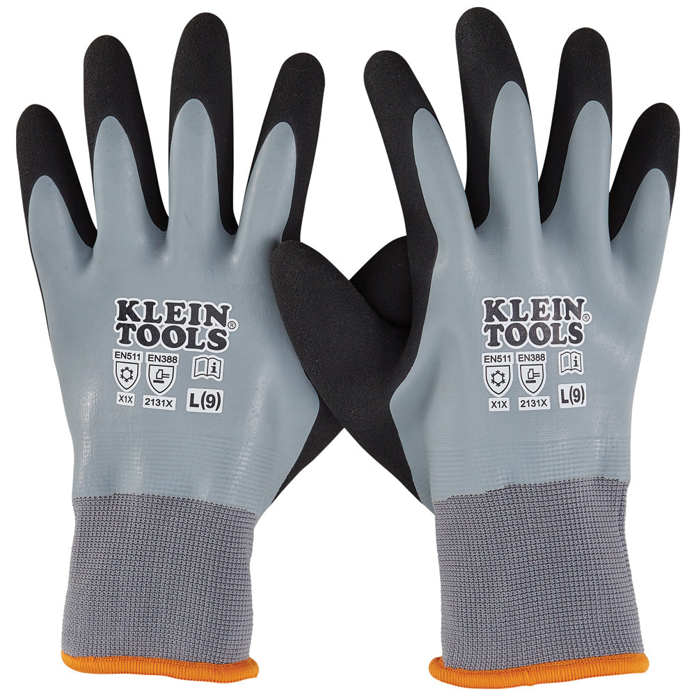 Klein Tools 60389 Thermal Dipped Gloves, Large - Edmondson Supply
