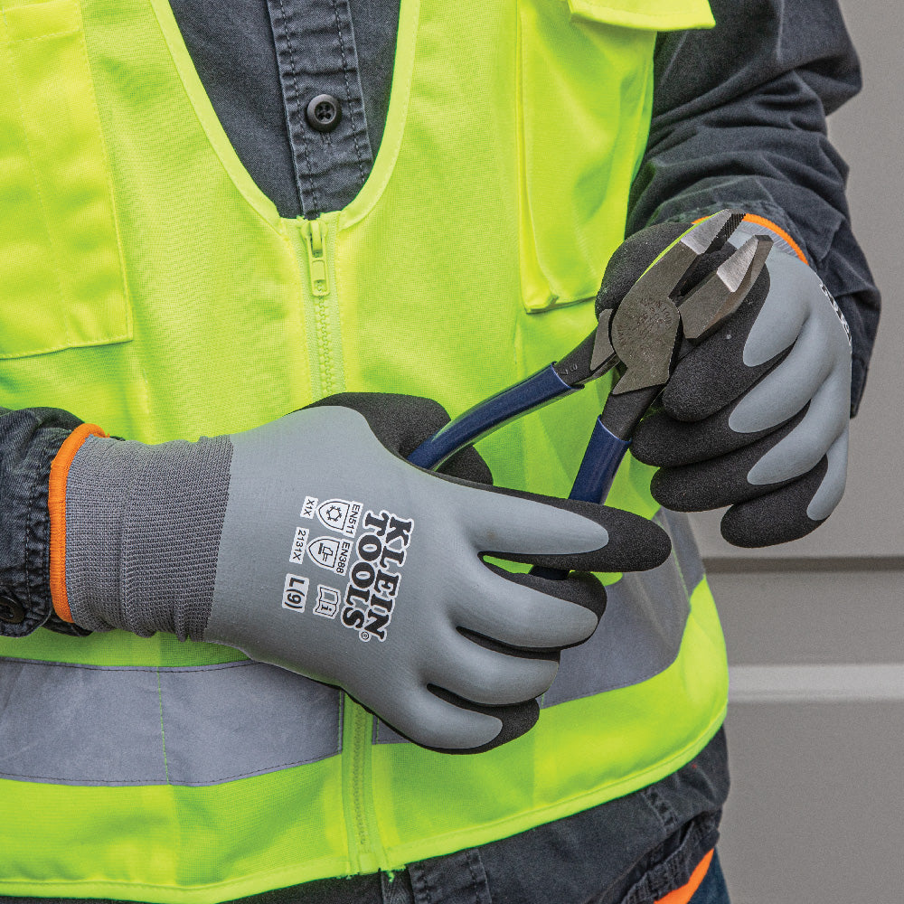 Klein Tools 60390 Thermal Dipped Gloves, Extra-Large - Edmondson Supply