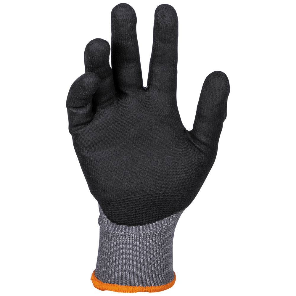 Klein Tools 60589 Knit Dipped Gloves, Cut Level A4, Touchscreen, Large, 2-Pair - Edmondson Supply