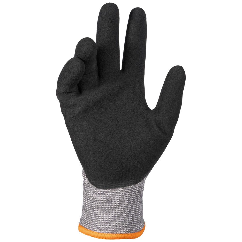 Klein Tools 60839 Winter Knit Dipped Gloves, Cut Level A4 Touchscreen, Large - Edmondson Supply