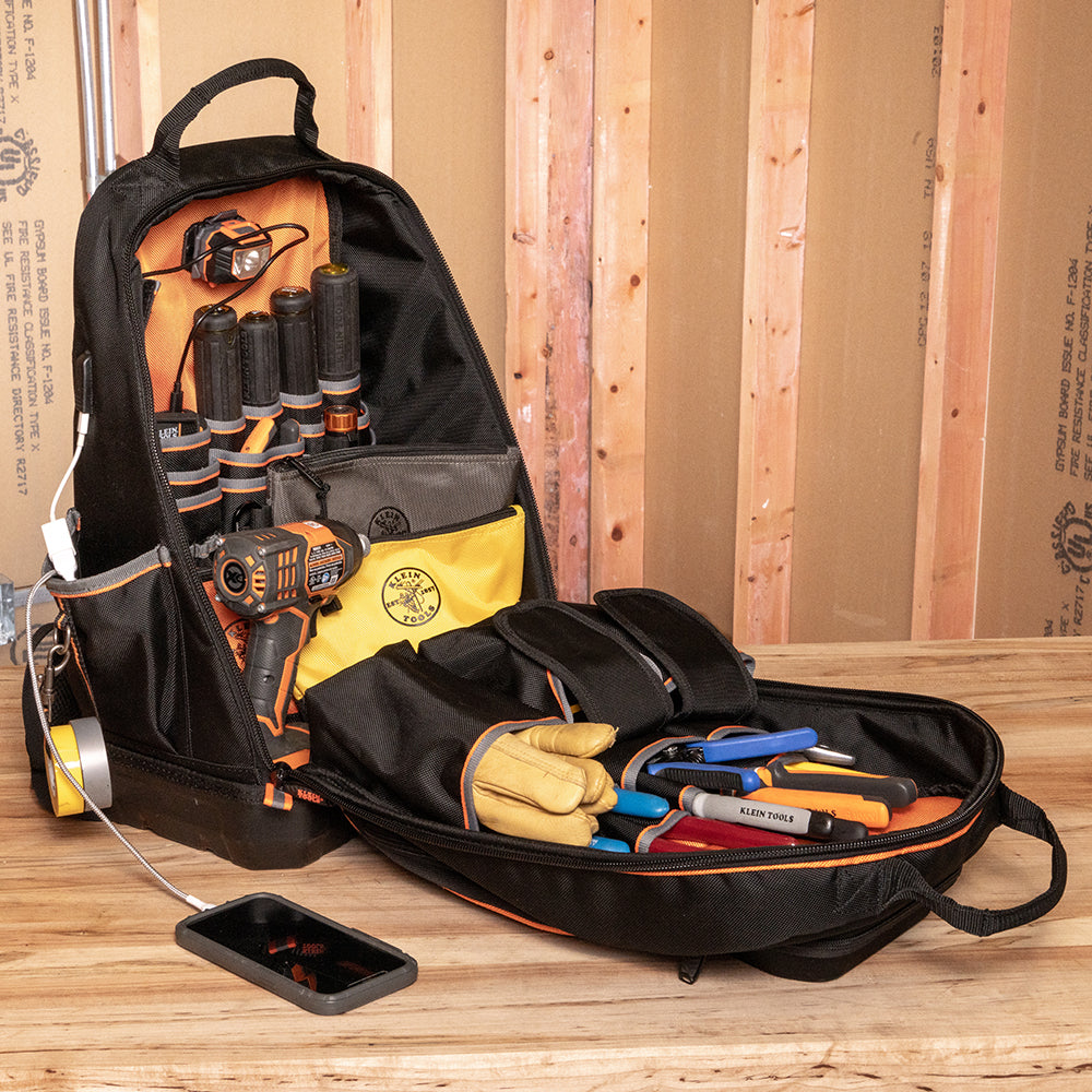 Klein Tools 62800BP Tradesman Pro™ XL Tool Bag Backpack, 40 Pockets - Edmondson Supply