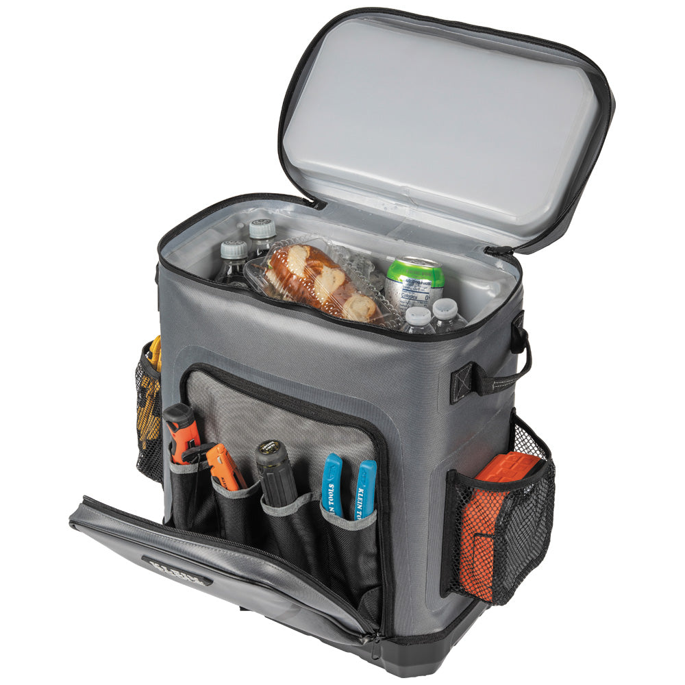 Klein Tools 62810BPCLR Backpack Cooler, Insulated, 30 Can Capacity - Edmondson Supply