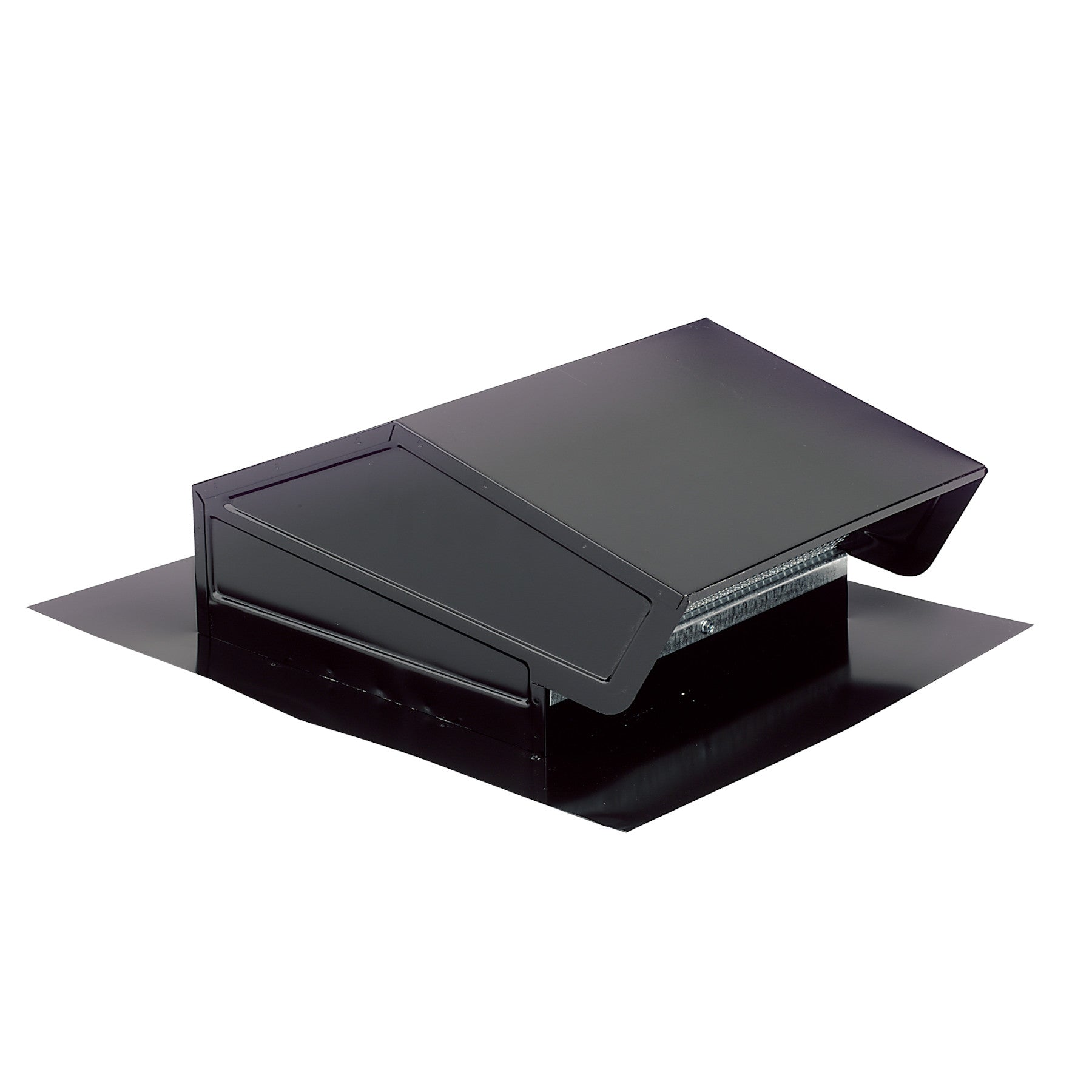 Broan-NuTone® 634M Steel Roof Cap for 6-Inch Round Duct with Backdraft Damper and Bird Screen, Black - Edmondson Supply