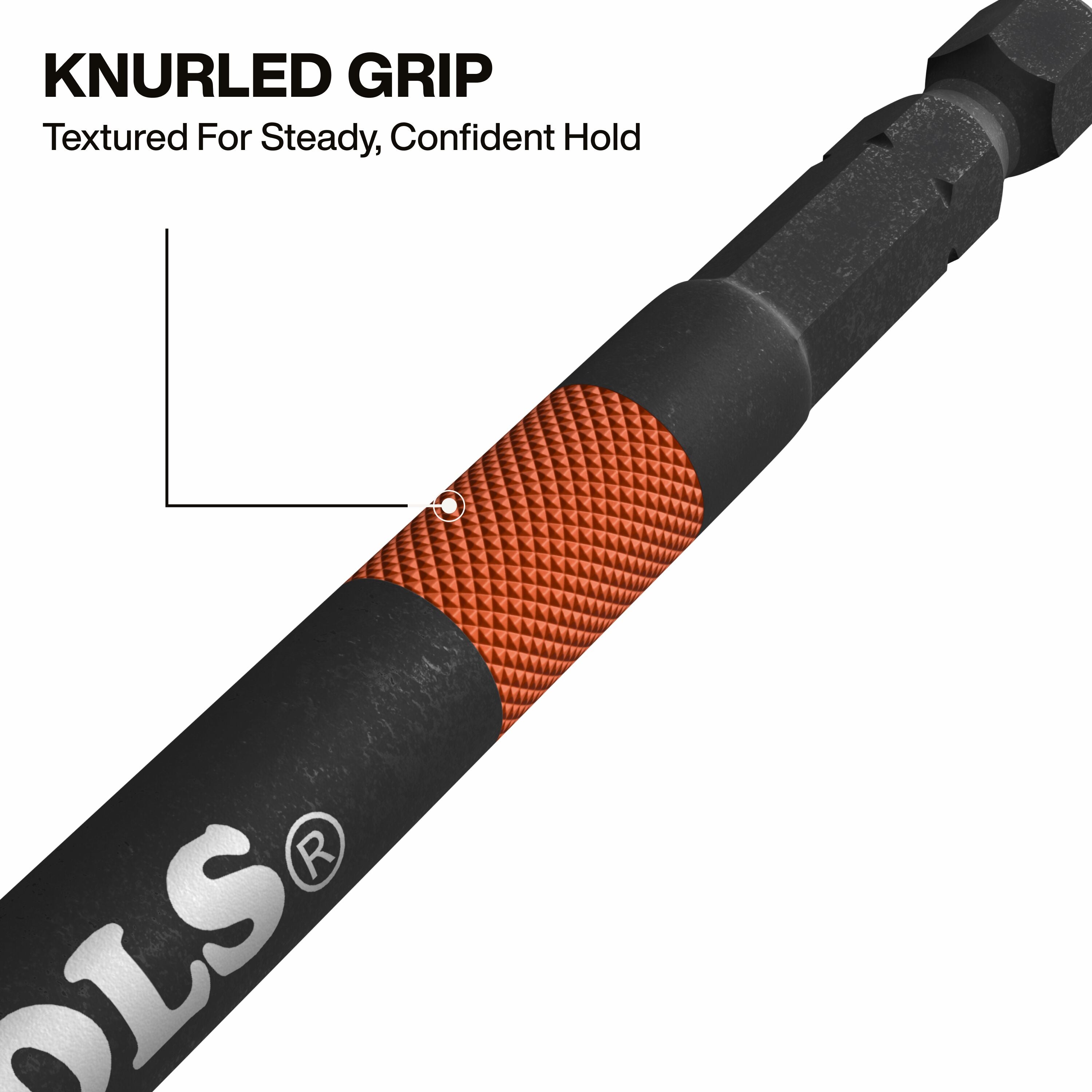 Klein Tools 65038A 6-Inch Impact Driver and Socket Extension Bar Set, 4-Piece - Edmondson Supply