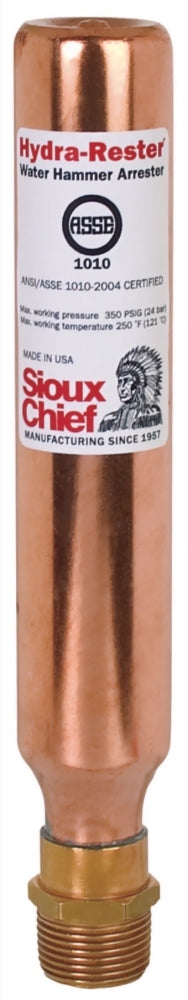 Sioux Chief 653-B HydraRester™ Water Hammer Arrester, 3/4" MIP, Type B - Edmondson Supply
