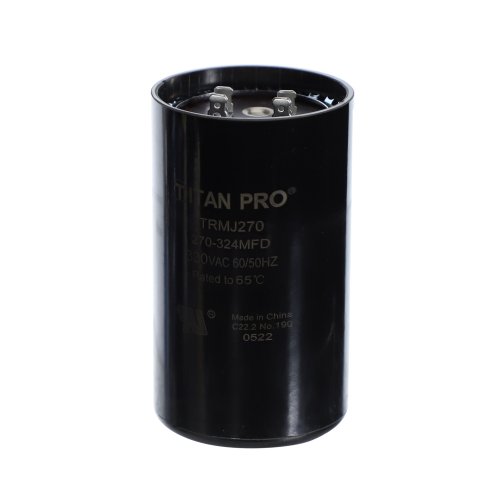 Packard TRMJ270 Titan Pro™ Start Capacitor, 270-324 MFD, 330 Volt, with Resistor - Edmondson Supply